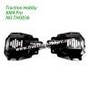 Traction Hobby KM4 Pro Founder II Parts Front and Rear Axles Covers THO036 black