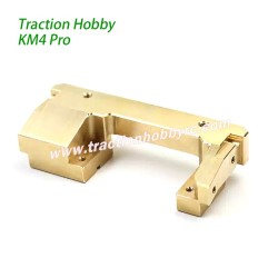 Front Servo Mount, Servo Block, Brass Counterweight rear