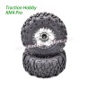 Traction Hobby KM4 Pro RC Car Parts Metal Simulation Climbing Off-Road Parts Wheel Tires