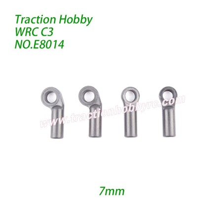 Traction Hobby KM WRC C3 Rally RC Car Parts Steering Ball Buckle (7mm) E8014