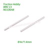 Traction Hobby KM WRC C3 Parts Swingarm Shaft (Φ4x71.4mm) E8048