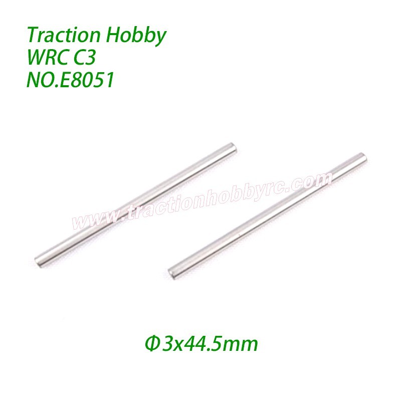 Traction Hobby KM WRC C3 Parts Swingarm Shaft (Φ3x44.5mm) E8051