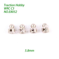 Traction Hobby KM WRC C3 Parts Ball Bead-Sway Bar (5.8mm) E8052