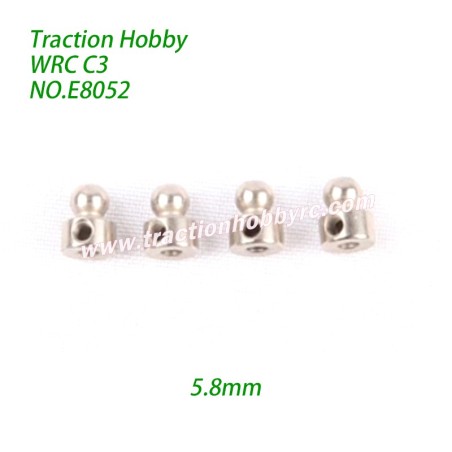 Traction Hobby KM WRC C3 Parts Ball Bead-Sway Bar (5.8mm) E8052