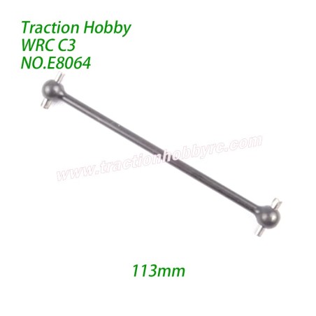 Traction Hobby KM WRC C3 1/7 RC Car Parts Drive Shaft (113mm) E8064