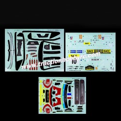 Traction Hobby KM WRC C3 1/7 RC Car Parts Clear shell with sticker E8418,E8405,E8406 b3