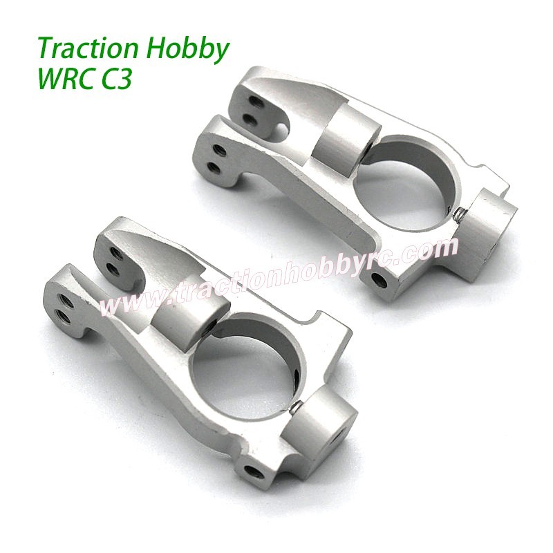 Traction Hobby KM WRC C3 1/7 RC Car Parts C Block silver