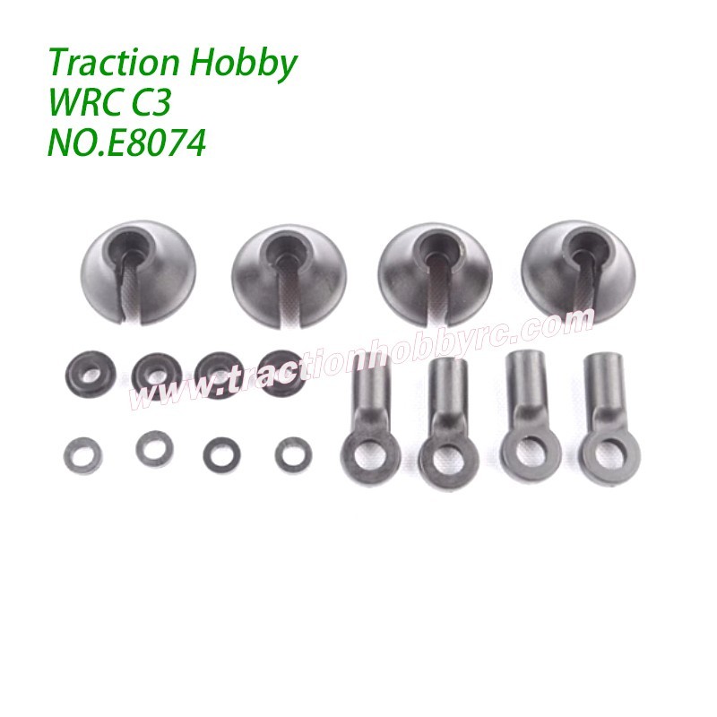 Traction Hobby KM WRC C3 1/7 RC Car Parts Shock Absorption Kit E8074