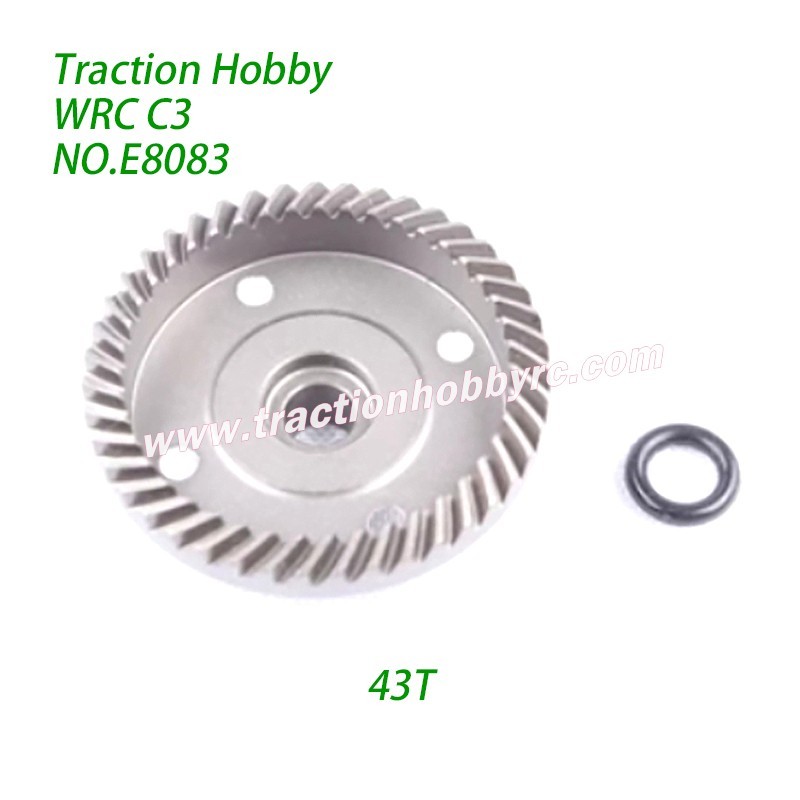 Traction Hobby KM WRC C3 1/7 RC Car Parts Differential Gear (43T) E8083