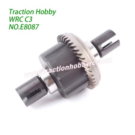 Traction Hobby KM WRC C3 1/7 RC Car Parts Front and Rear Differential Assembly E8087