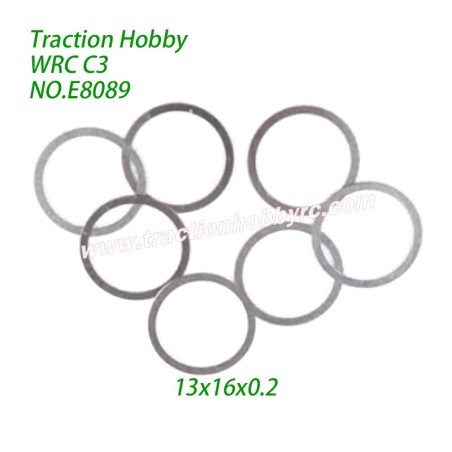 Traction Hobby KM WRC C3 1/7 RC Car Parts Spacer (13x16x0.2) E8089