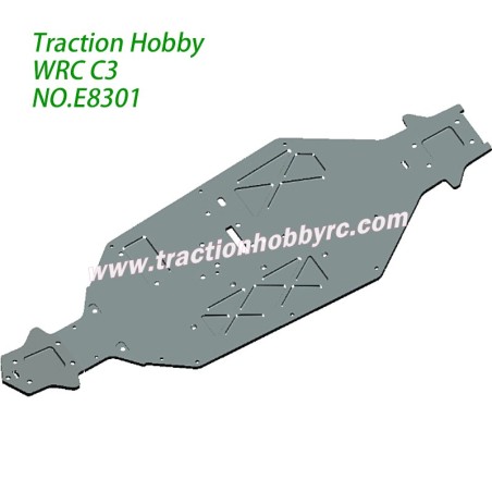 Traction Hobby KM WRC C3 Spare Parts Chassis E8301