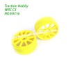 Traction Hobby KM WRC C3 Spare Parts Hub-fluorescent yellow E8316-Y