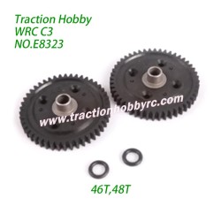 Traction Hobby KM WRC C3 Spare Parts Nylon gear set (46T,48T) E8323