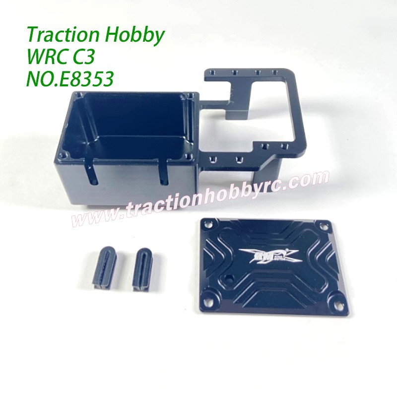 Traction Hobby KM WRC C3 Spare Parts Receiver Box Servo Mount E8353