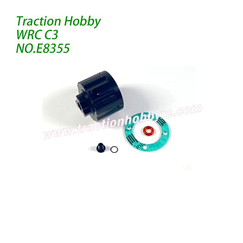 Traction Hobby KM WRC C3 Spare Parts Splined Differential Housing E8355