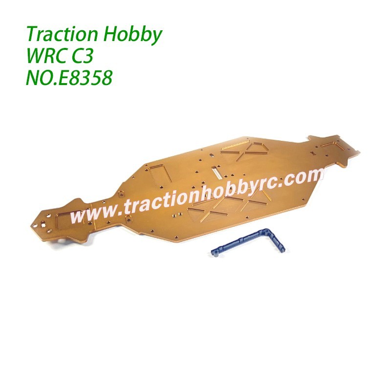 Traction Hobby KM WRC C3 Spare Parts  Main Chassis E8358