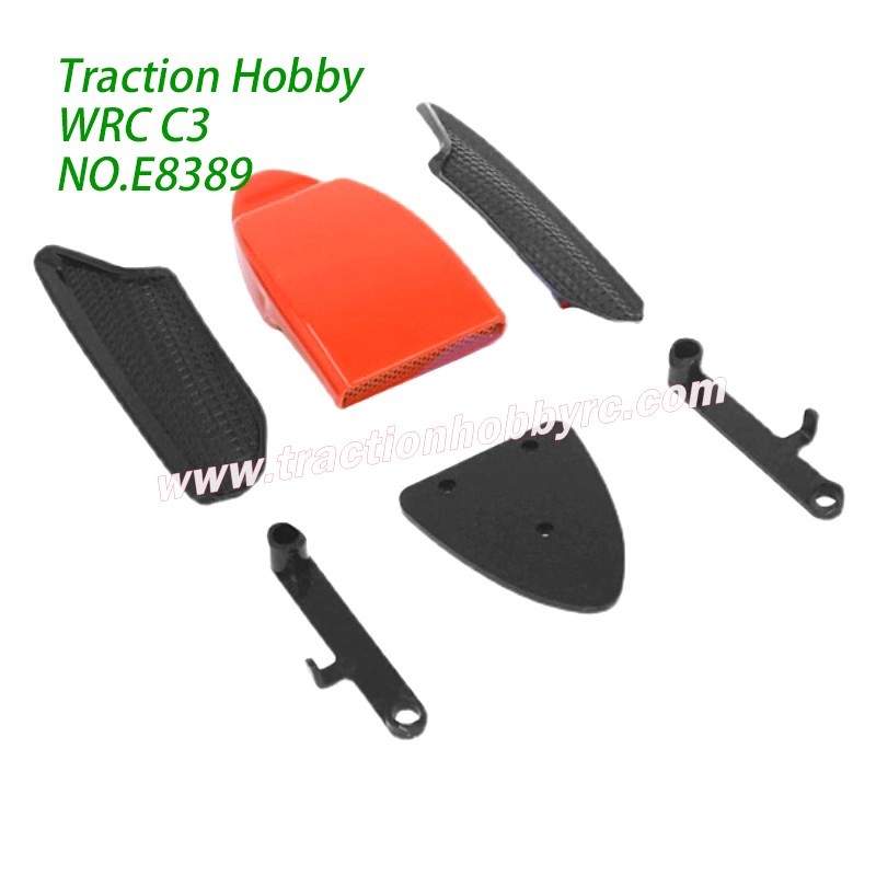 Traction Hobby KM WRC C3 2.4Ghz RC Car Parts Intake Trim E8389