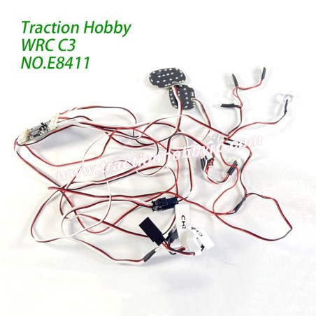 Traction Hobby KM WRC C3 2.4Ghz RC Car Parts Light Kit E8411