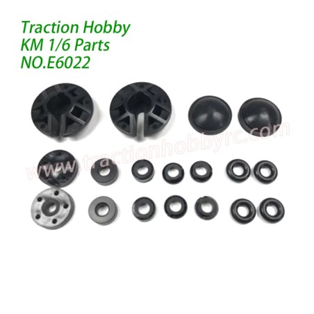 Traction Hobby KM Challenger 1/6 RC Truck Parts Shock Piston Assembly E6022