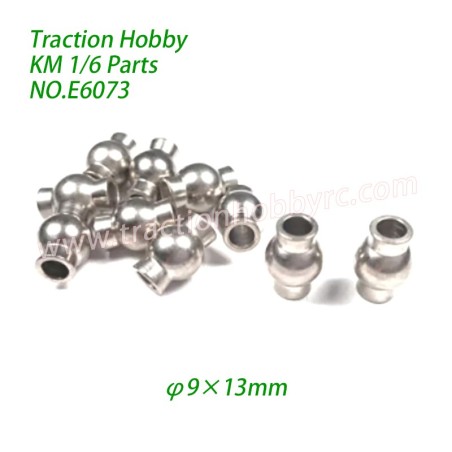 Traction Hobby KM Challenger RC Car Spare Parts Ball Bead 10PCS (φ9×13mm) E6073