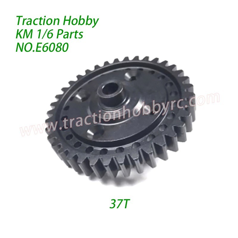 Traction Hobby KM Challenger RC Car Spare Parts Center Differential Large Gear (37T) E6080