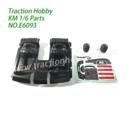 Traction Hobby KM Challenger RC Car Spare Parts Cab Shell Kit E6093