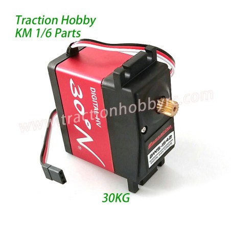 Traction Hobby KM Challenger RC Car Spare Parts Steering Servo (30KG) Metal Tooth Servo side