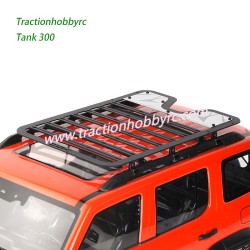 KM Traction Hobby TANK 300 Parts Non-Destructive Installation of Metal Simulated Extended Luggage Rack left