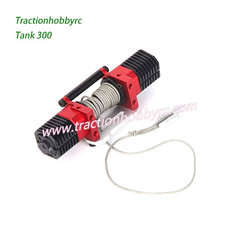 KM Traction Hobby TANK 300 Spare Parts Replica Metal Dual Motor Electric Winch Traction Hitch ZC1S1B3