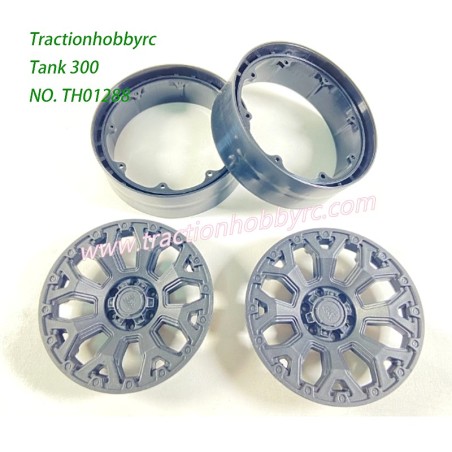 Traction Hobby TANK 300 1/8 RC Car Parts Competition Nylon Wheels TH01288