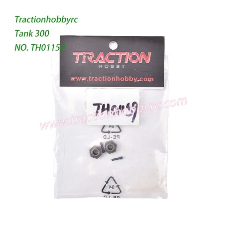 Traction Hobby TANK 300 1/8 RC Car Parts Reinforced Axle Tire Adaptor Nuts TH01159