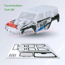 Traction Hobby TANK 300 1/8 RC Car Parts 3rd Anniversary Edition Newly Painted Shell white