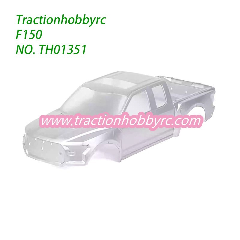 Traction Hobby KM F150 Parts Body Shell TH01351 clear