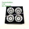 Traction Hobby KM F150 Parts Silver Aluminum Wheels Set WA55300