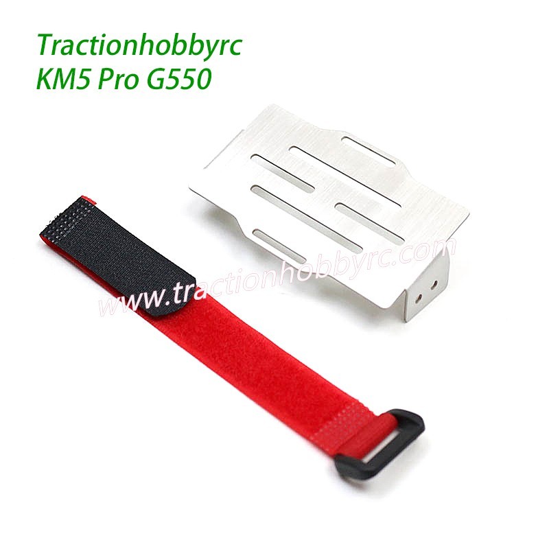 Traction Hobby KM5 Pro G550 Parts Front Battery Holder Metal Short Battery Holder