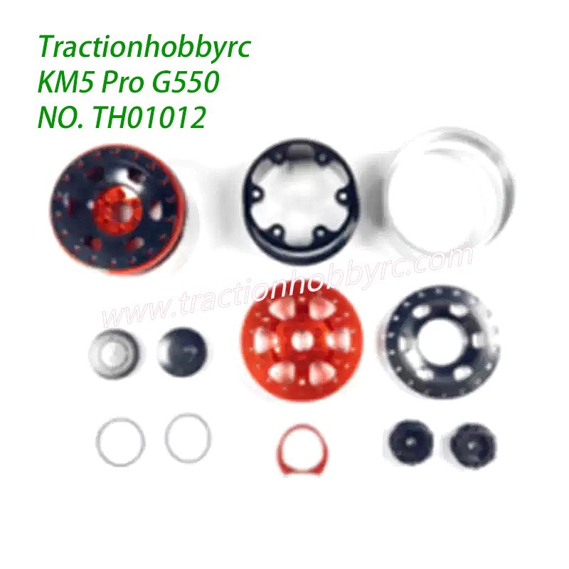 Traction Hobby KM5 Pro G550 Parts Metal Wheel Kit TH01012