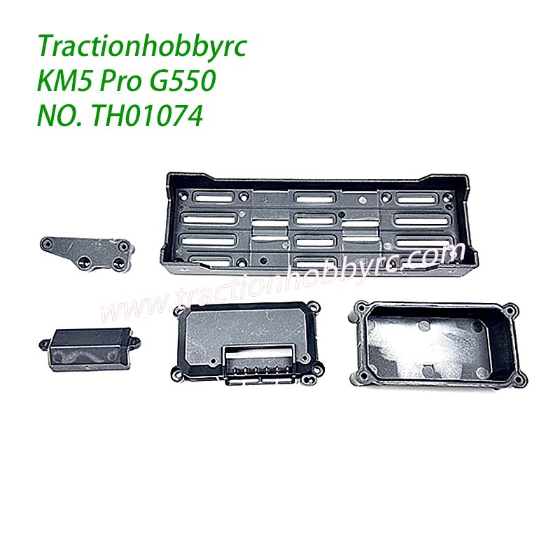 Traction Hobby KM5 Pro Rock RC Crawler Parts Battery Box, Receiver Box TH01074