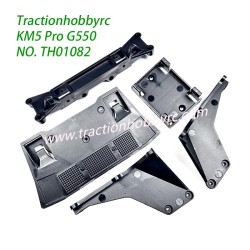 Traction Hobby KM5 Pro Rock RC Crawler Parts Front and Rear Shell Quick Release Reinforcements TH01082