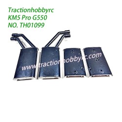 Traction Hobby KM5 Pro Rock RC Crawler Parts Exhaust TH01099