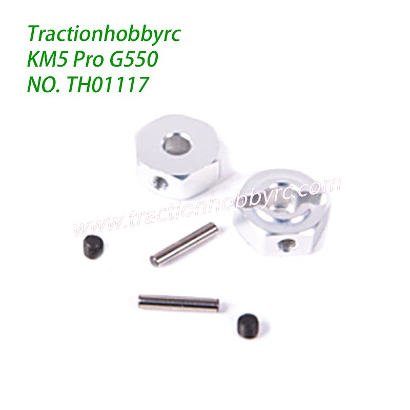 Traction Hobby KM5 Pro G550 1/8 RC Car Parts Hex Wheel Block  (12MM) TH01117