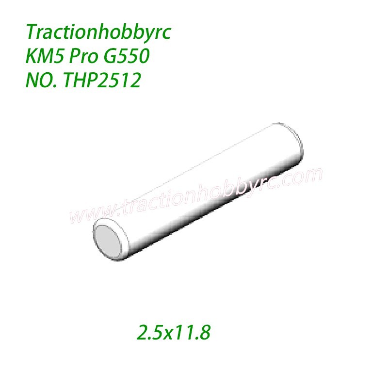 Traction Hobby KM5 Pro G550 1/8 RC Car Parts Steel Pin (2.5x11.8) THP2512