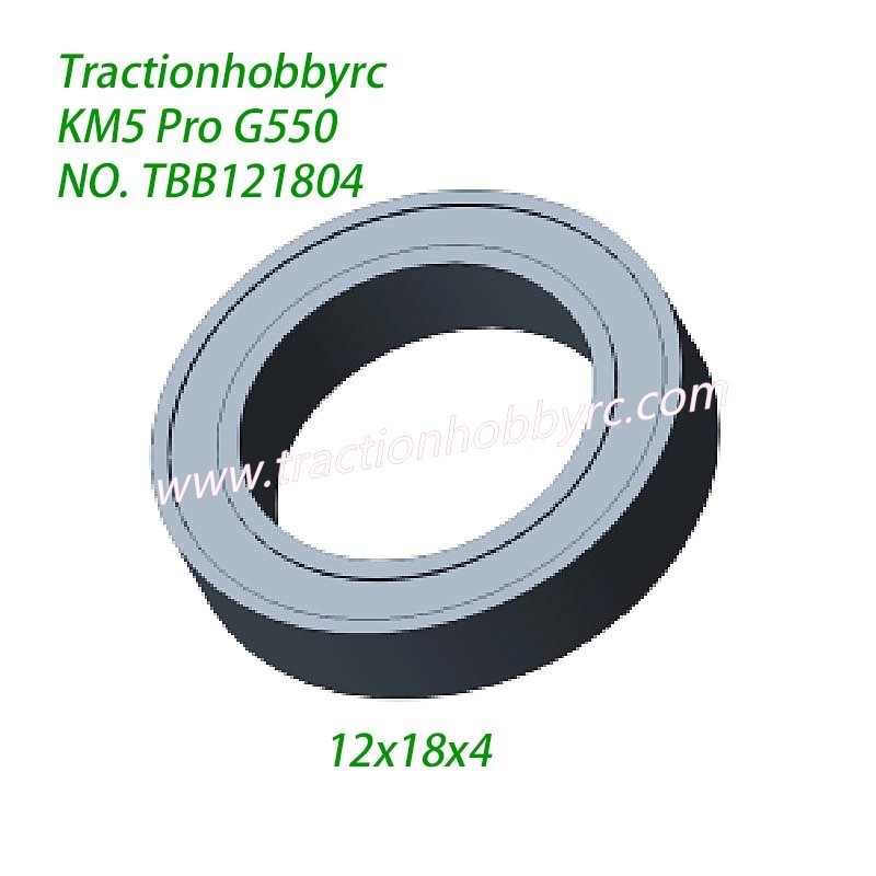 Traction Hobby KM5 Pro G550 1/8 RC Car Parts Bearing (12x18x4) TBB121804