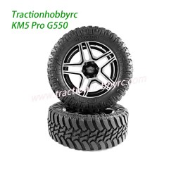 Traction Hobby KM5 Pro RC Crawler Parts R2.2 KO2 Simulation Tire with Liner 3