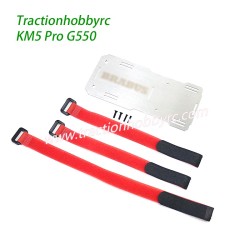 Traction Hobby KM5 Pro RC Crawler Parts Rear Battery Plate Organizer Plate TP-E0201206