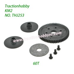 Traction Hobby KM2 TH2 1/8 RC Crawler Parts Main Reduction Teeth Plastic Large Teeth (60T) THJ253