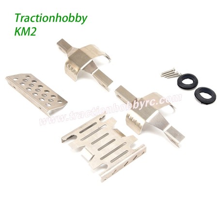 Traction Hobby KM2 TH2 1/8 RC Crawler Upgrade Parts Armor Guard OP Accessories