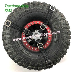 Traction Hobby KM2 TH2 Parts Straight Axle Short Card Spare Tire Trim Tie Down Rope Spare Tire Rope