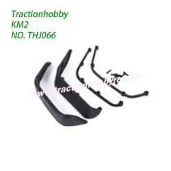 Traction Hobby KM2 TH2 Parts Roll Cage Left Side Header Assembly THJ066