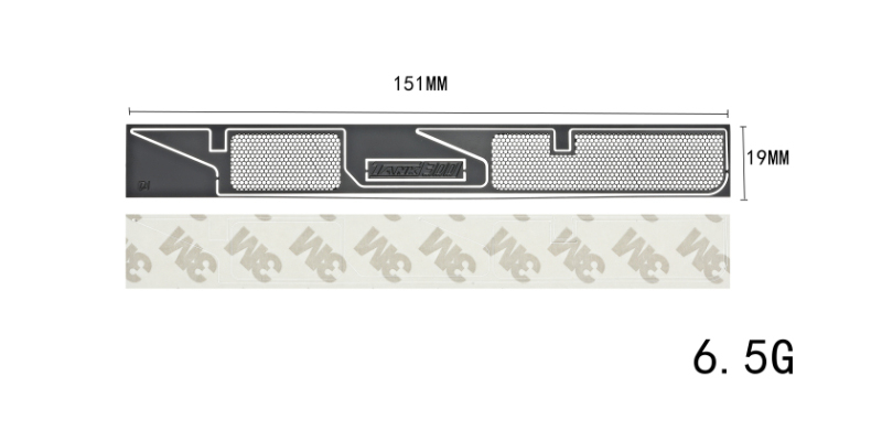 KM Traction Hobby TANK 300 Spare Parts Hood Heat Hole Cover Trim Kit Metal wiper Grille